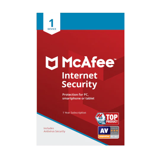 McAfee 2019 Internet Security 1d | Shop from Braintree