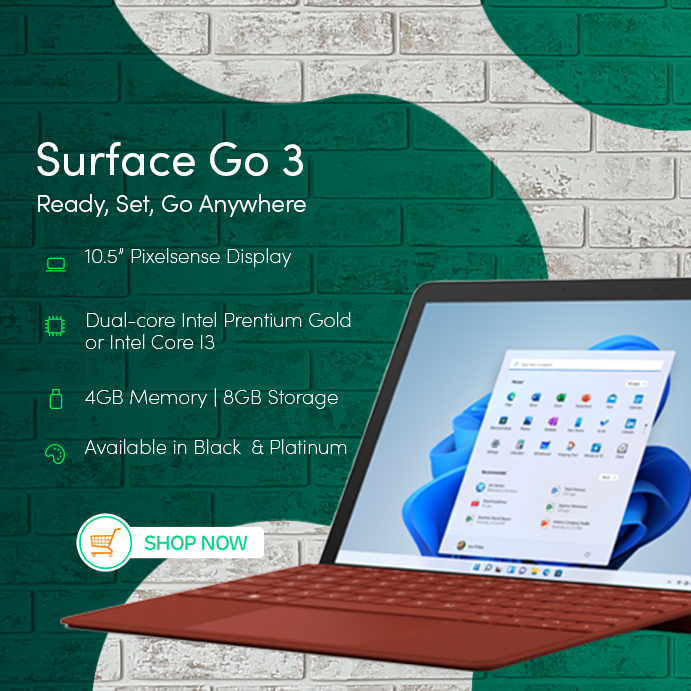 Surface Device Sale CreativeSurface Go 3 | Shop from Braintree