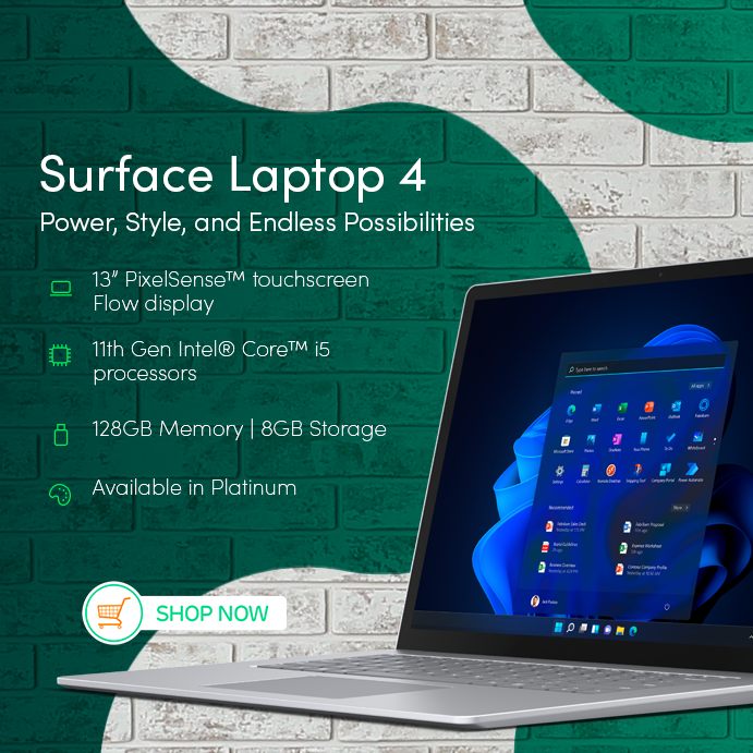 Surface Device Sale CreativeSurface Laptop 4 | Shop from Braintree