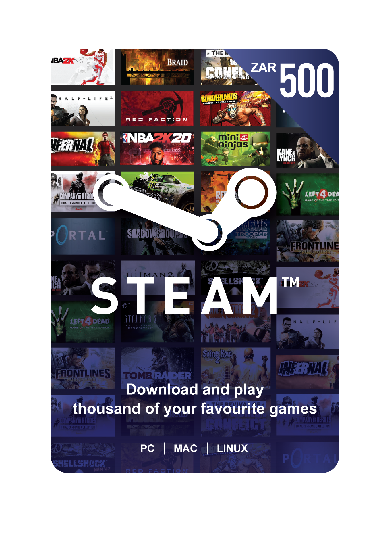 Digital Code Steam R500 Gift Voucher
