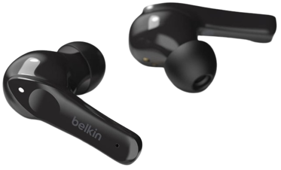Belkin SOUNDFORM Move Plus True Wireless In Ear Headphones Black 2 removebg preview | Shop from Braintree