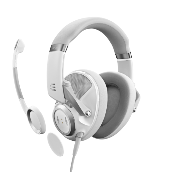 EPOS H6PRO Open Acoustic Gaming Headset Ghost White 3 | Shop from Braintree