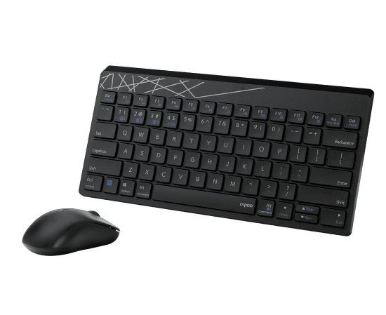 Rapoo 8000M Multi Mode Wireless Keyboard and Mouse Combo 5 | Shop from Braintree