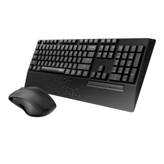 Rapoo X1960 Wireless Keyboard and Mouse - Black - Image 4
