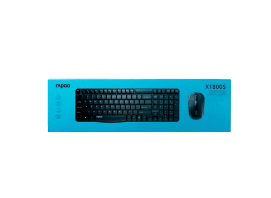 Rapoo X1800s Wireless Mouse Keyboard Combo Black 8 removebg | Shop from Braintree