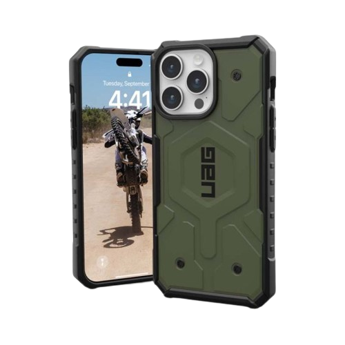 UAG Apple - iPhone 15 Pro Max - Pathfinder Case with MagSafe - Olive