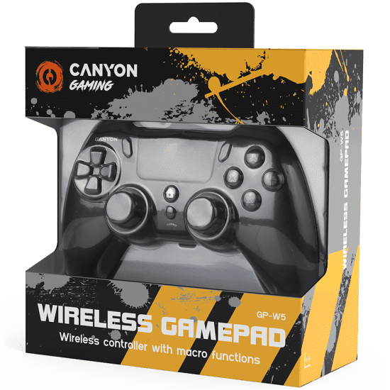 CANYON gamepad GP W5 PS4 Wireless Black 4 | Shop from Braintree