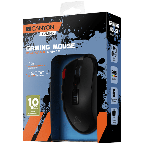 CANYON mouse Merkava GM 15 RGB 12buttons Wired Black 5 | Shop from Braintree