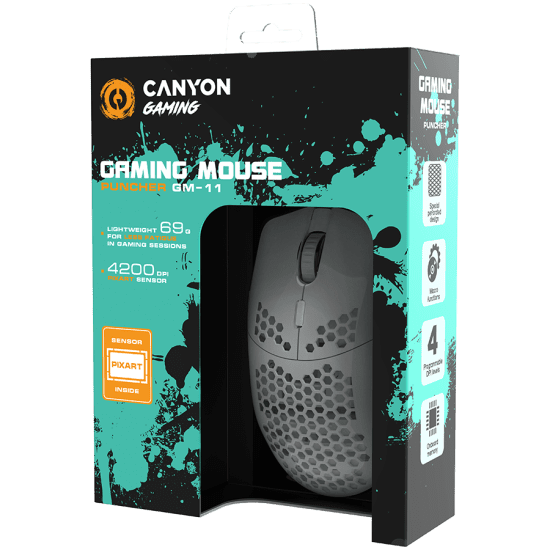 CANYON mouse Puncher GM 11 RGB 7buttons Wired White 6 | Shop from Braintree