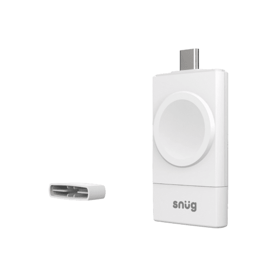 Snug Wireless Watch Charging Dongle - White