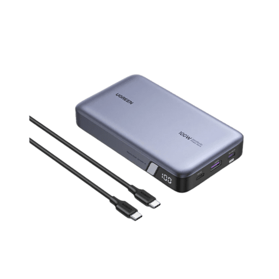 UGREEN 20000MaH PD 100W Powerbank - Grey