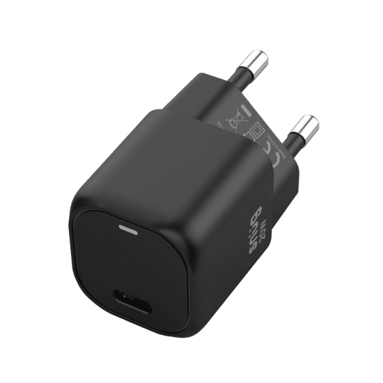 Snug 1 Port Mini PD Home Charger – 20W - Black - Image 2
