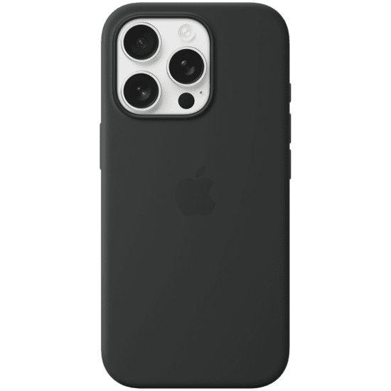 iPhone 16 Pro Max Silicone Case with MagSafe - Black, Model A3316