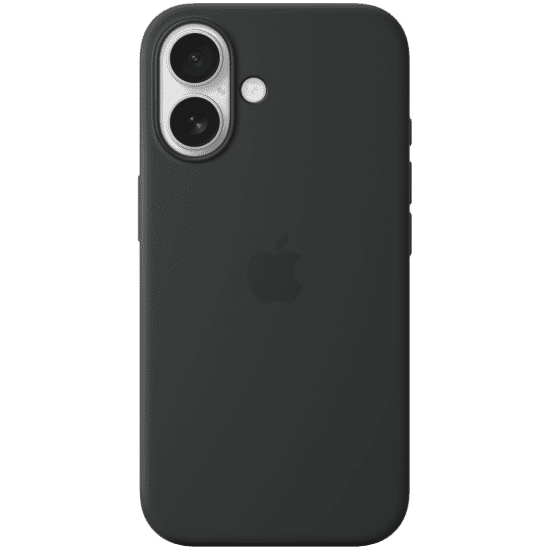 iPhone 16 Silicone Case with MagSafe - Black, Model A3313