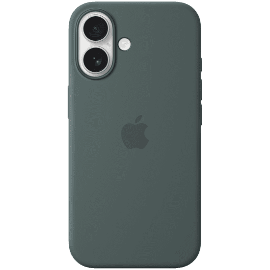 iPhone 16 Silicone Case with MagSafe - Lake Green, Model A3313