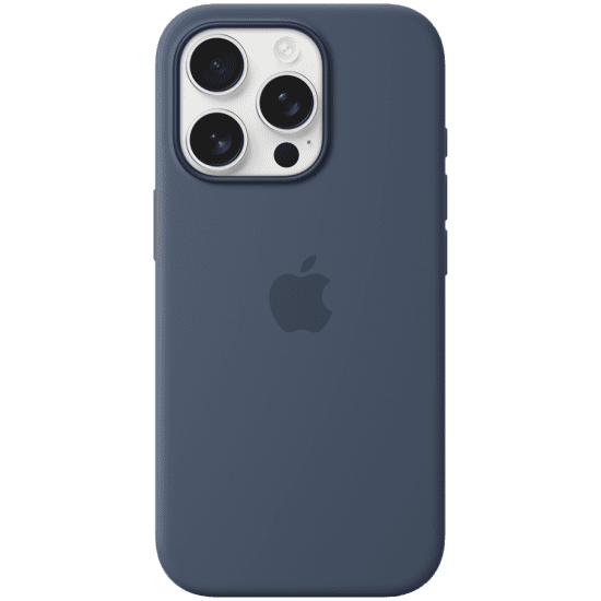 iPhone 16 Pro Max Silicone Case with MagSafe - Denim, Model A3316
