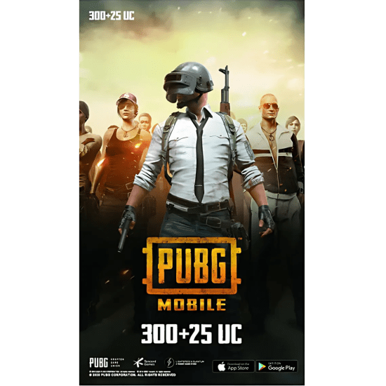 PUBG Mobile Unknown Cash - 300 + 25 UC