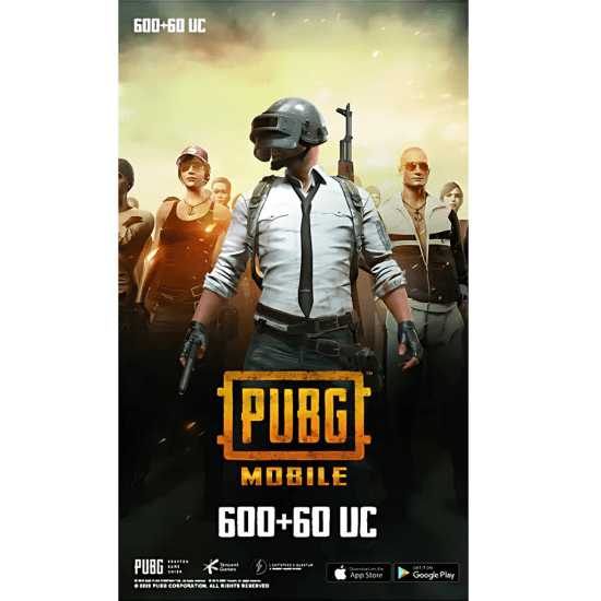 PUBG Mobile Unknown Cash - 600 + 60 UC