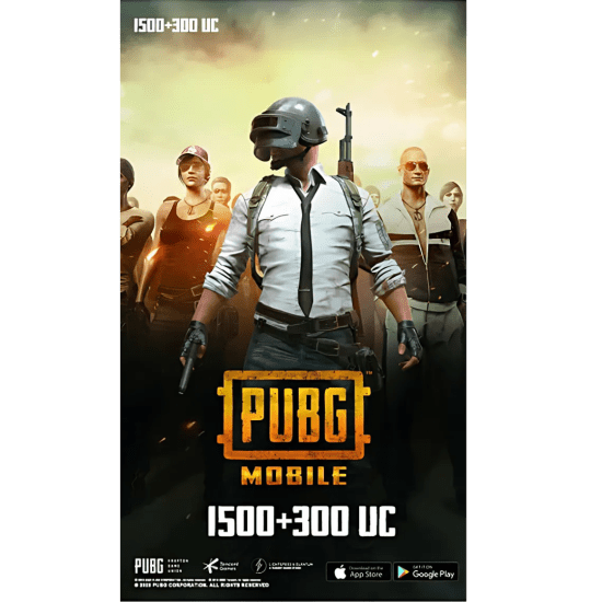 PUBG Mobile Unknown Cash - 1500 + 300 UC
