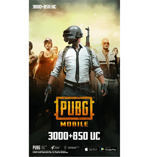 PUBG Mobile Unknown Cash - 3000 + 850 UC