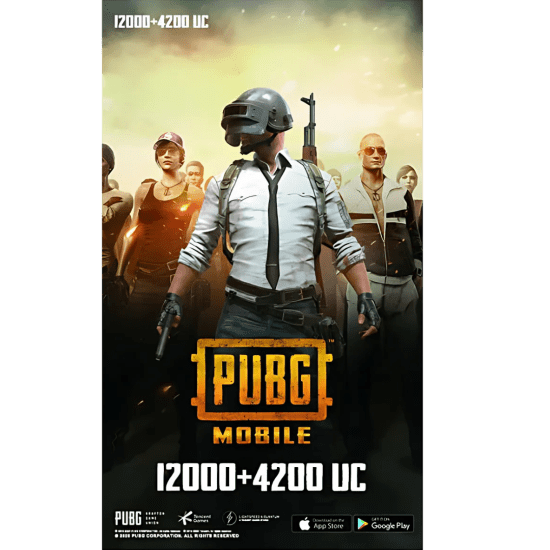 PUBG Mobile Unknown Cash - 12000 + 4200 UC