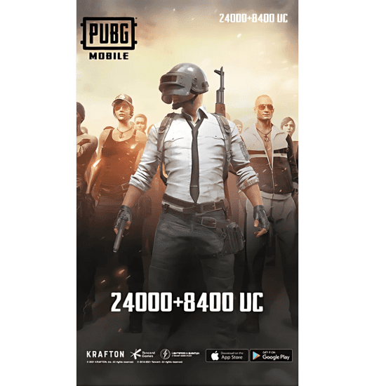 PUBG Mobile Unknown Cash - 24000 + 8400 UC