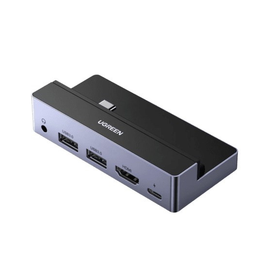 UGREEN 5 In 1 Multifunction Hub with USB Type-C Connector - Black
