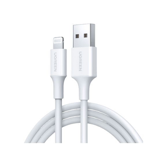 UGREEN USB To MFI Lightning USB Cable – 1 Meter - White