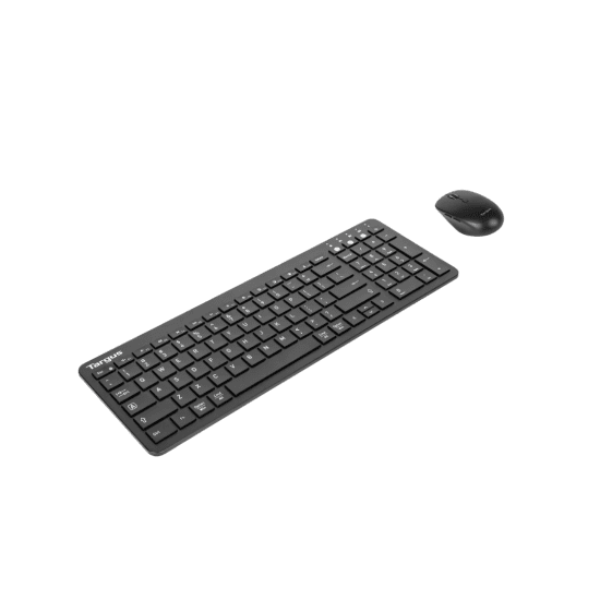 Targus Midsize Multi-Device Bluetooth® Antimicrobial Keyboard and Midsize Comfort Antimicrobial Mouse Bundle