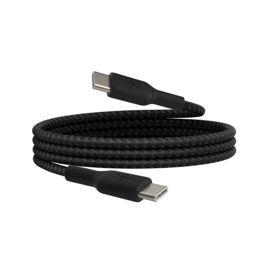 Belkin BoostCharge 1m Braided USB-C to USB-C Cable - Black