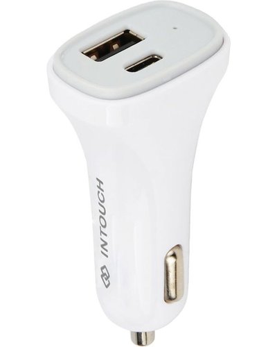 INTouch QUALCOM 3.0 Car Charger (White)(30W)