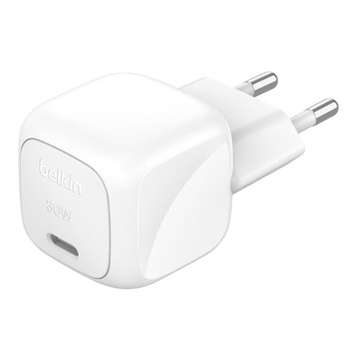 Belkin BoostCharge 30W USB-C Cube Wall Charger - White