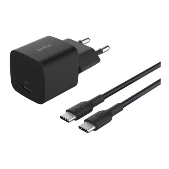 Belkin BoostCharge 25W Type-C Wall Charger with Type-C Cable 1m