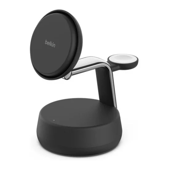 Belkin UltraCharge Pro 25W 3-in-1 Qi2 Magnetic Charger Charcoal