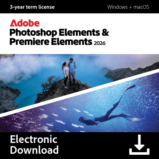 Adobe PHSP & PREM Elements 2026 3Y ESD ZA