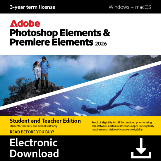 Adobe PHSP & PREM Elements 2026 STE 3Y ESD ZA