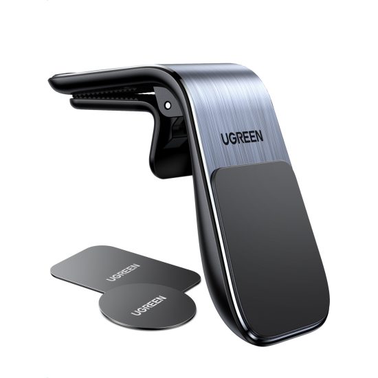 UGREEN Waterfall Magnetic Phone Car Holder – Silver