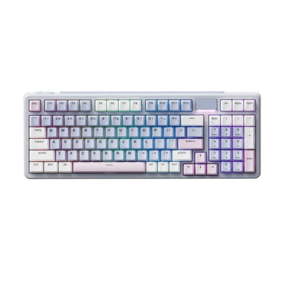 RAPV V700DIY-98 MM WLS Mechanical Keyboard - BLUE,GREY,PINK