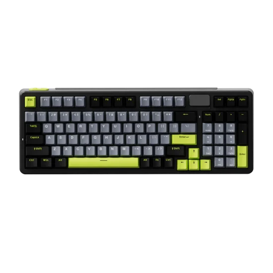 RAPV V700DIY-98 MM WLS Mechanical Keyboard - BLACK,GREY,GREEN