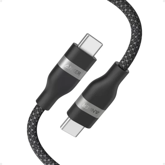 Anker 240W Type C To Type C PD Cable – 1.8m Black Braided