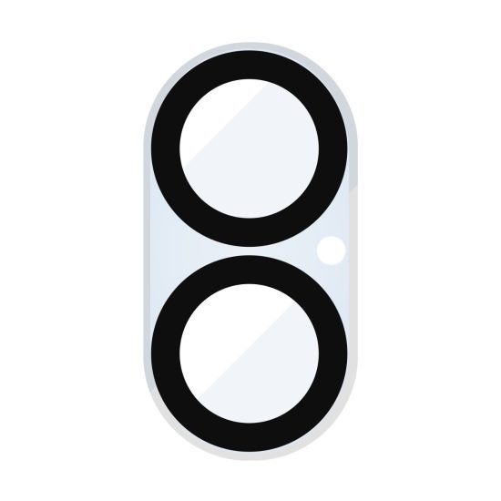 Body Glove Tempered Glass Camera Screen Protector – Apple iPhone 16 Plus – Black