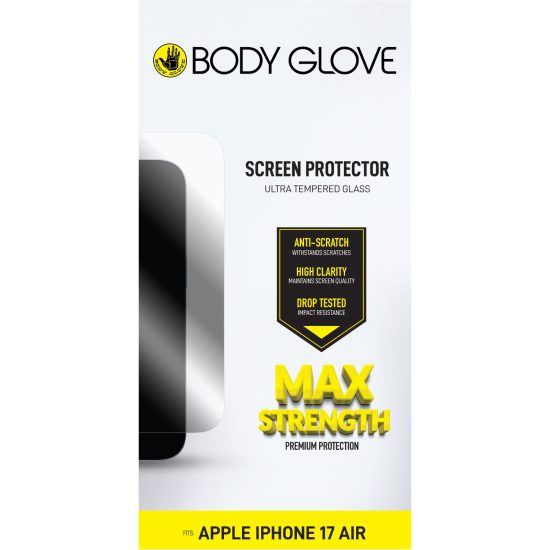Body Glove Ultra Tempered Glass Screen Protector – Apple iPhone Air – Clear