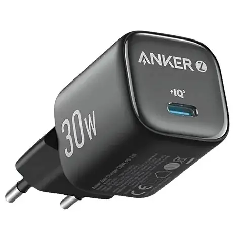 Anker Zolo 30W USB Type-C Wall Charger | GaN II Fast Charge -Black