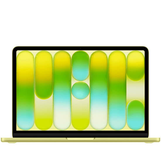 13-inch MacBook Neo: Apple A18 Pro chip with 6-core CPU and 5-core GPU, 8GB, 512GB SSD, Touch ID - Citrus, Model A3404