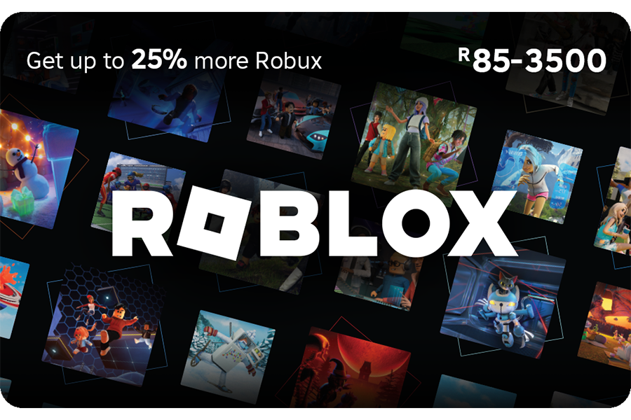 Roblox Gift Card Digital Code R85 - R3500 ZA