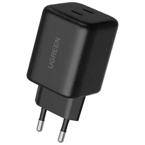 Ugreen - Wall Charger X526 (65058) - 2x USB-C, GaN, Fast Charger, 45W - Black