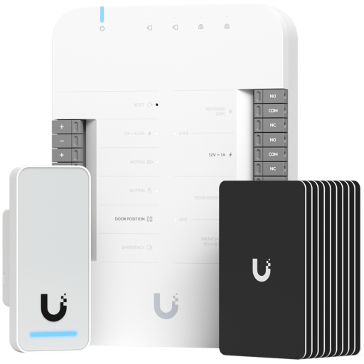 Ubiquiti quick start for Access with all you need for one door with one reader, Door Hub, G2 Reader…