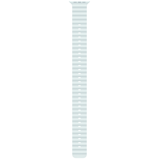 APPLE — 49mm Ice Blue Ocean Band Extension - Natural Titanium Finish