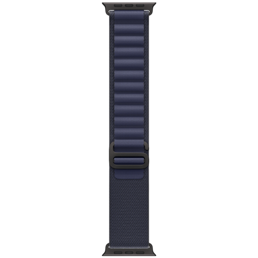 APPLE — 49mm Navy Alpine Loop - Large - Black Titanium Finish