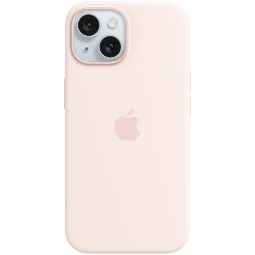 APPLE — iPhone 15 Silicone Case with MagSafe - Light Pink,Model A3123